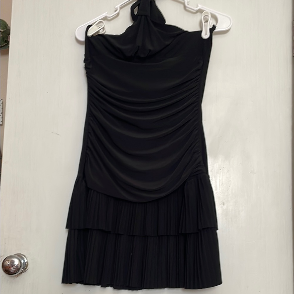 Lipstick Boutique Strapless Black Dress